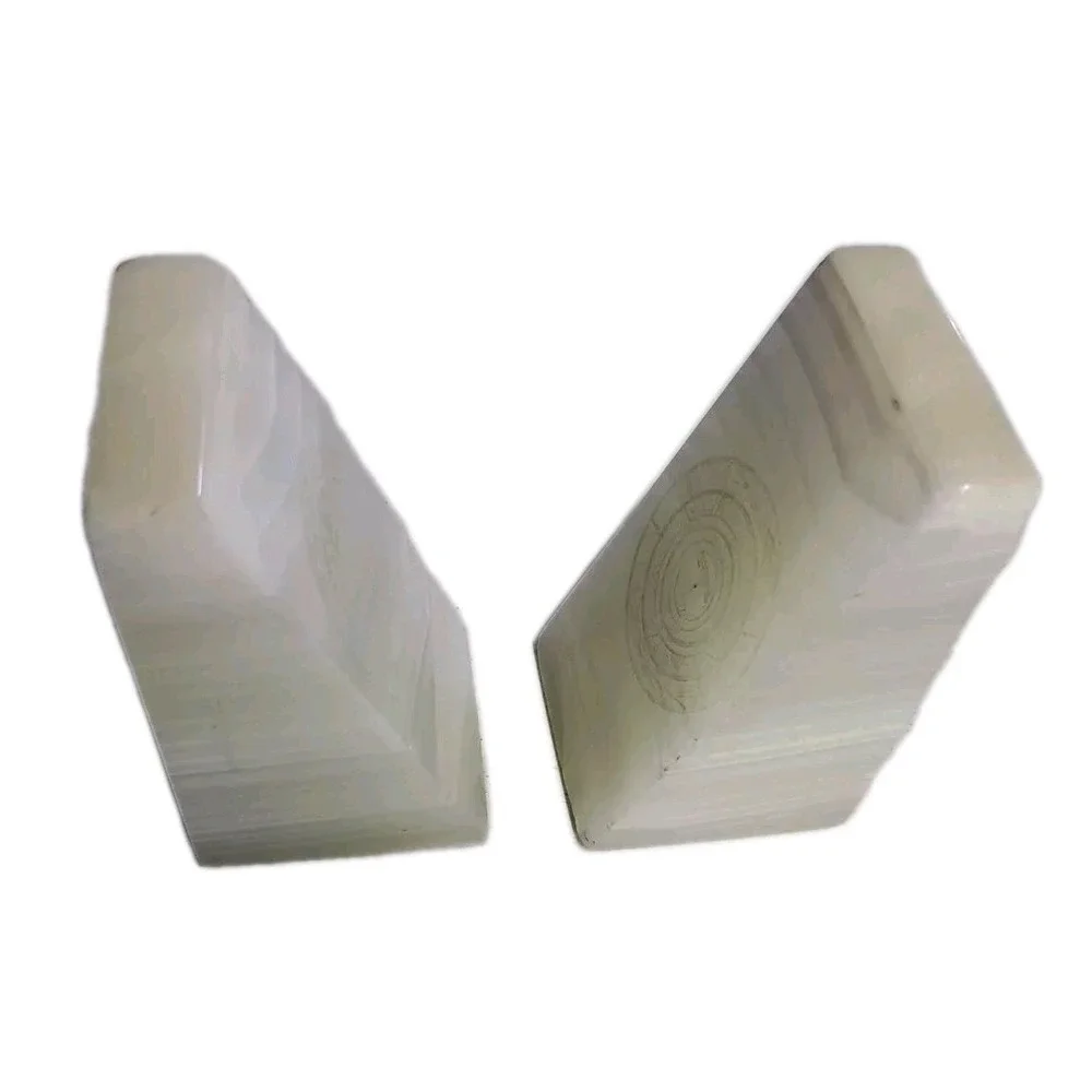 Heavy Onyx Stone Book Ends Mexico Calendar